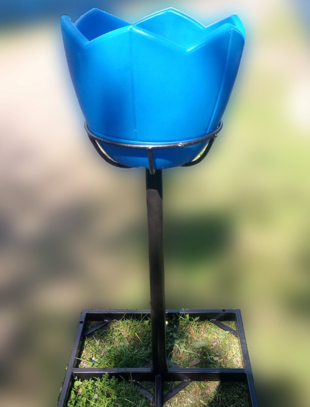 Садовый цветник Стойка с вазоном 400, высота 1200